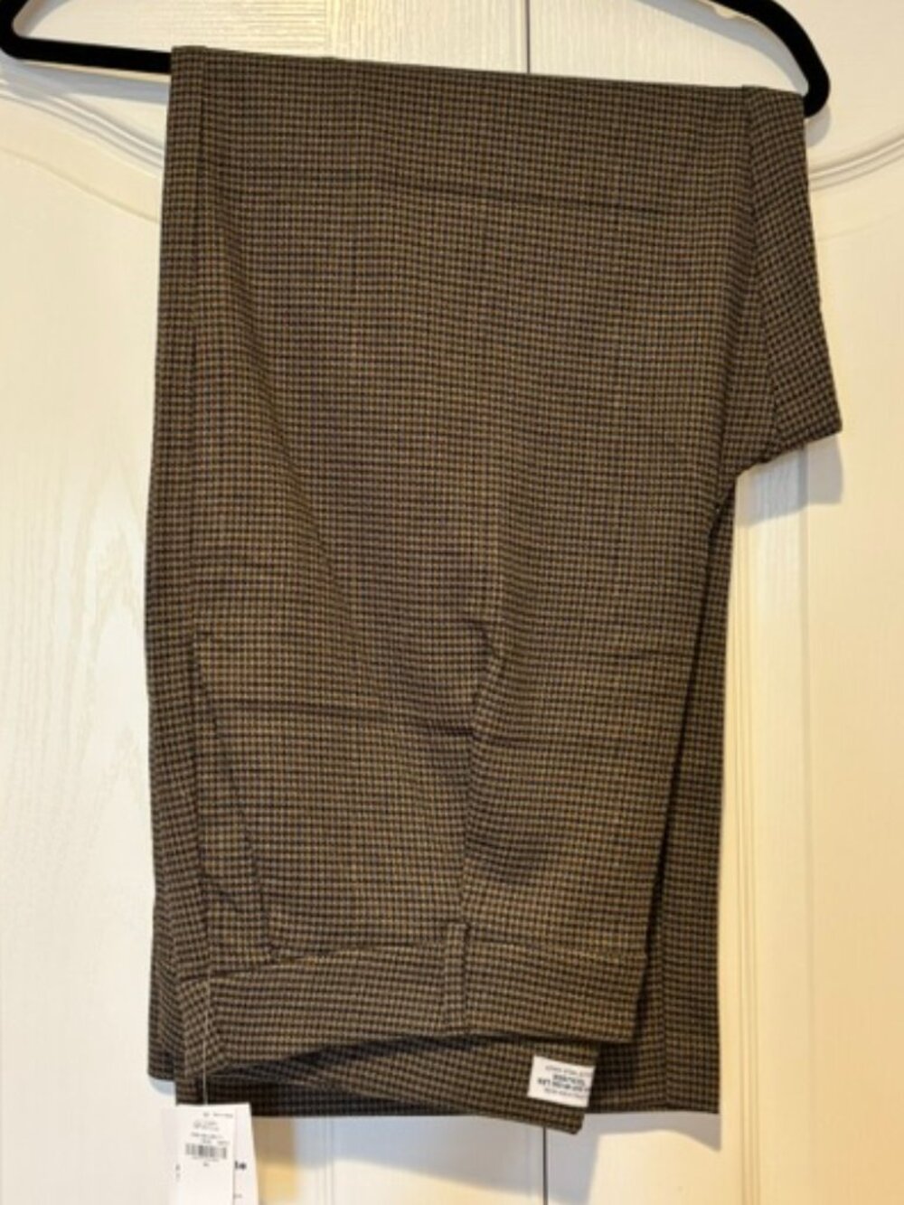 Old Navy Brown Harringbone Wideleg Trouser Sz 14